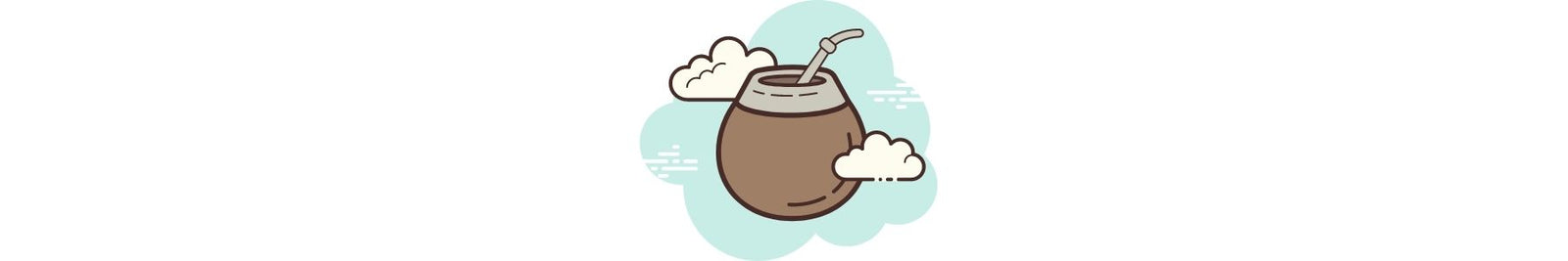 Logo d'une calebasse en courge et d'un bombilla